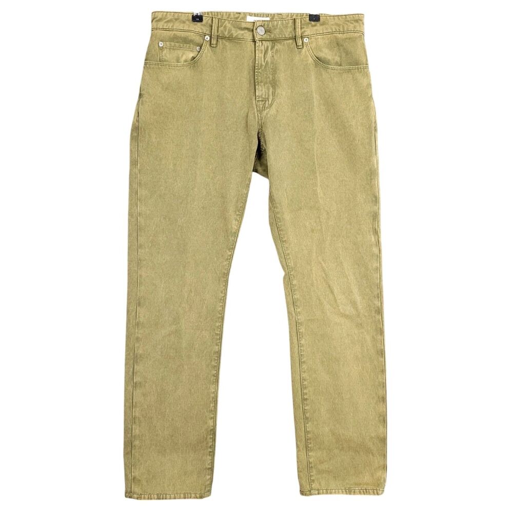 PT Torino PT05 Green Mod Jazz Play It Loud Cotton Jeans Mid Rise SIZE 34 35x30